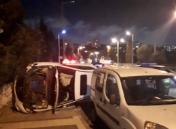 انقلاب مركبة بحادث سير ذاتي في حيفا