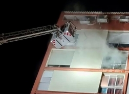 اندلاع حريق في شقة سكنية بمدينة حيفا