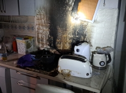 حيفا: إندلاع حريق في منزل سكني