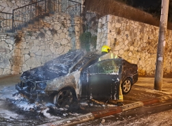 حيفا : إحتراق عدة مركبات في 3 مناطق مختلفة الليلة الماضية