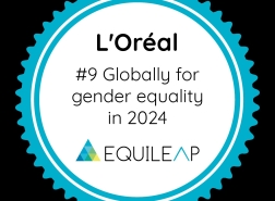 مادة اعلانية - تصنيف مجموعة لوريال ضمن أفضل عشر شركات في العالم في مؤشر المساواة بين الجنسين
