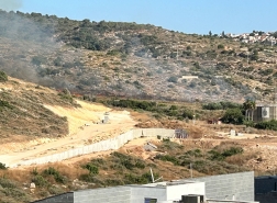 إندلاع حريق في منطقة مفتوحة في حيفا