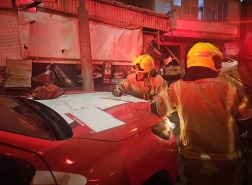حيفا: السيطرة على حريق في شارع هرتسل وإنقاذ امرأة فاقدة للوعي بحالة متوسطة