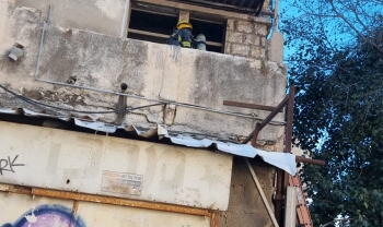 اندلاع حريق داخل مبنى في حيفا