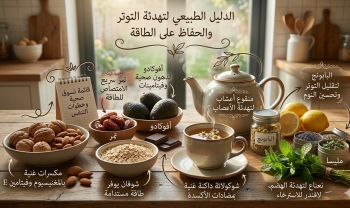 في أوقات الطوارئ: كيف تساعد التغذية الطبيعية والأعشاب في تهدئة التوتر والحفاظ على الطاقة؟