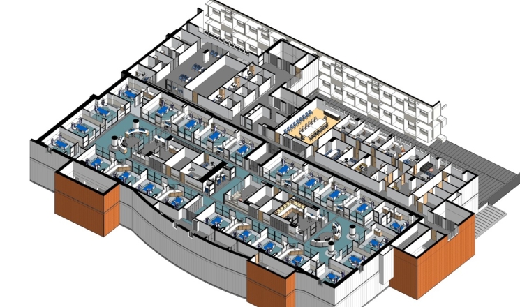 رمبام يضع حجر الأساس لقسم عناية مركزة جديد: محصن ضد الصواريخ وبـ 24 غرفة فردية