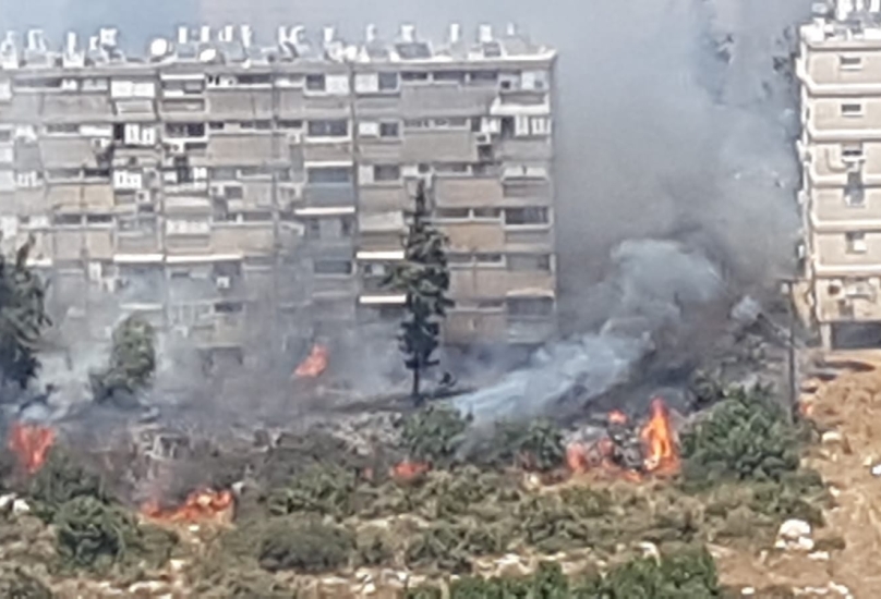 خلاء بيوت ومبان في حيفا بسبب حريق كبير
