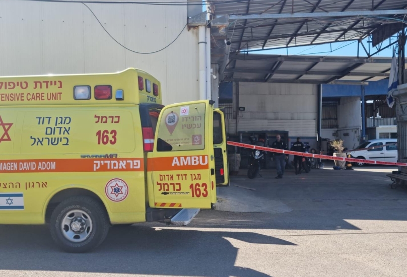 إصابة عامل (27 عامًا) بحادث عمل داخل مصنع في حيفا