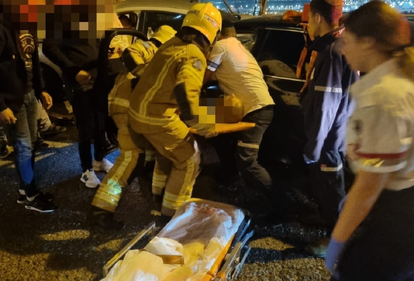 إصابة في حادث طرق ذاتي في شارع ياد لبانيم