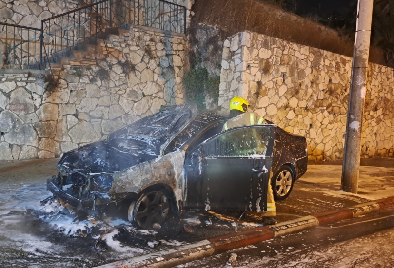 حيفا : إحتراق عدة مركبات في 3 مناطق مختلفة الليلة الماضية