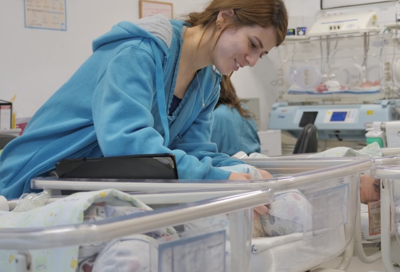 في الصورة: مواليد جدد في رمبام  تصوير: المركز الطبي رمبام